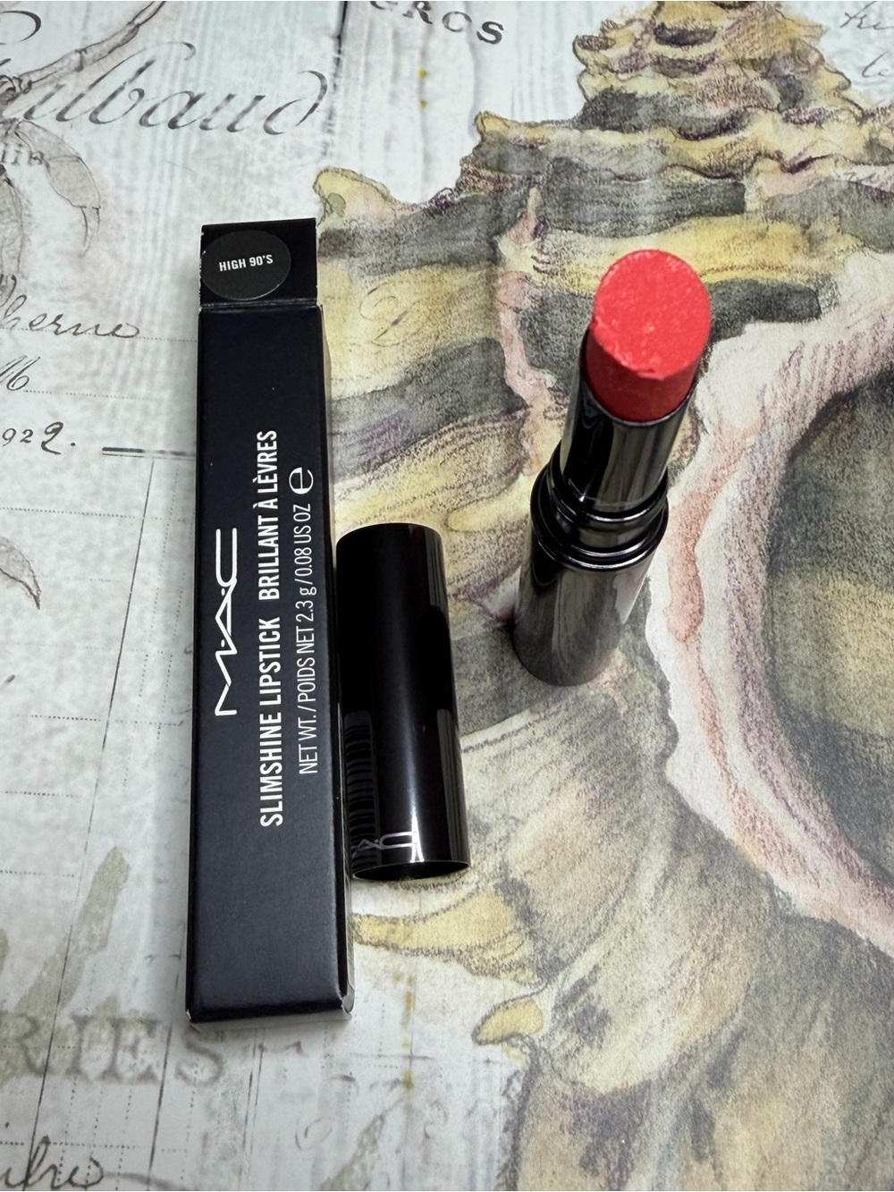 MAC COSMETICS SLIMSHINE HIGH 90s BNIB lipstick Rare Limited Discontinued